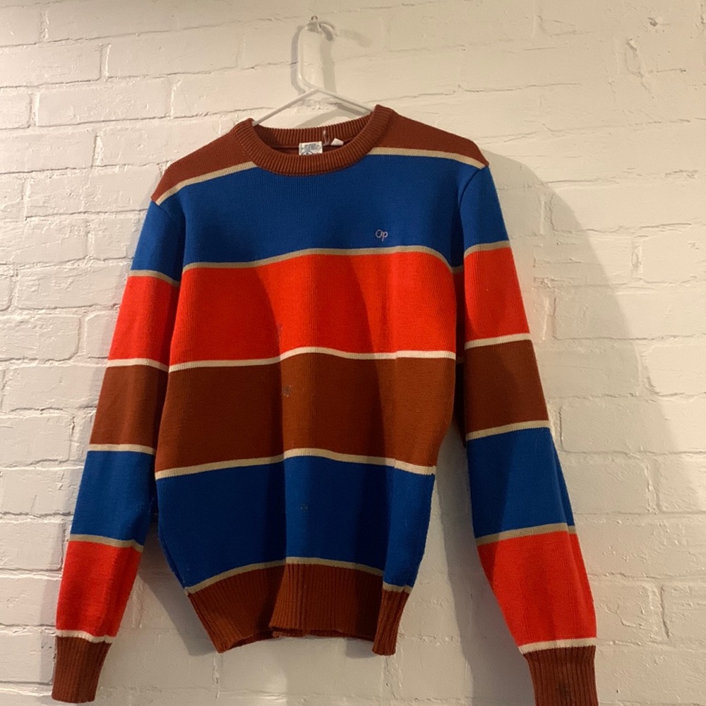 we are selling a ocean pacific vintage jacket with stripes